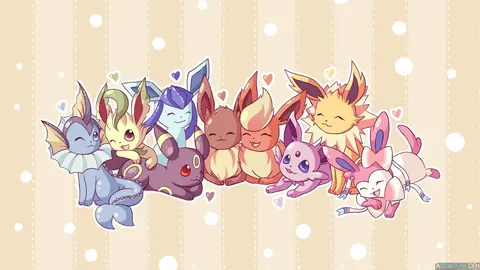 Evoluzioni di Eevee con Sylveon