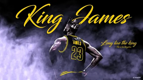 King LeBron James