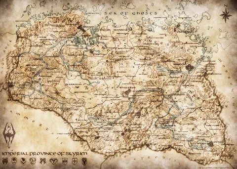Mappa di Skyrim