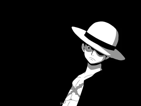 One Piece in nero