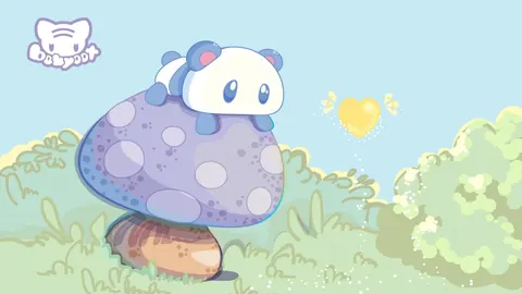 Panda kawaii carini