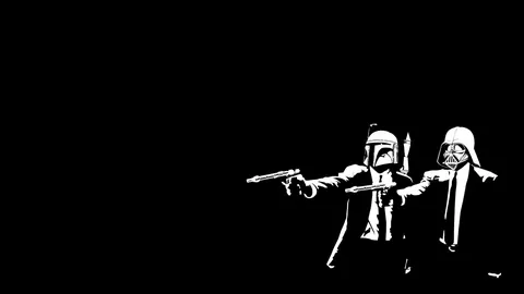 Star Wars in bianco e nero
