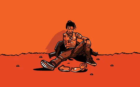 Travis Scott cartoon