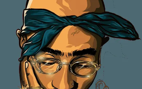 Tupac cartoon