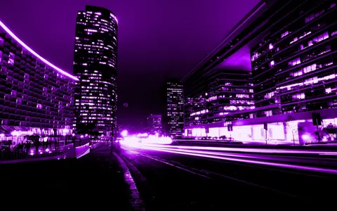 Viola neon tinta unita